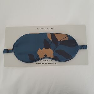 Love & Lore Blue Floral Sleep Mask